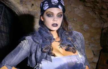 Alison Tyler - Zombie Pirate Alison Tyler Rides Massive Dick With Her Shaved Juicy Pussy Gp105