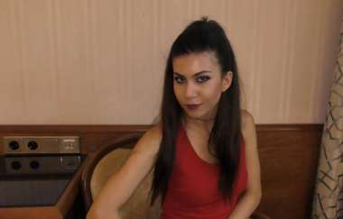 Anya Krey - Lady In Red And 3 Men 