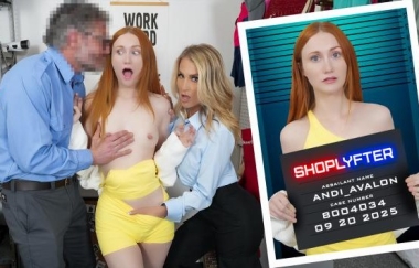 Andi Avalon, Scarlet Skies - Threesome With The Vibrator Thief