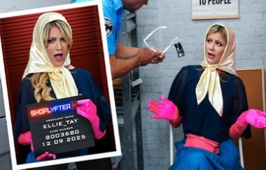 Ellie Tay - Case No. 8003680 - Busty Thief Sucks Her Way Out Of Trouble