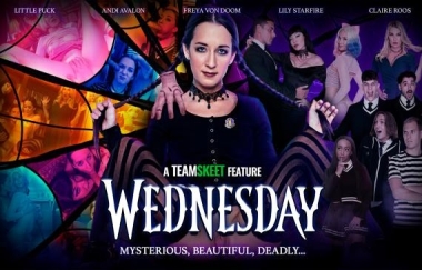 Freya Von Doom, Claire Roos, Lily Starfire, Little Puck, Andi Avalon Wednesday
